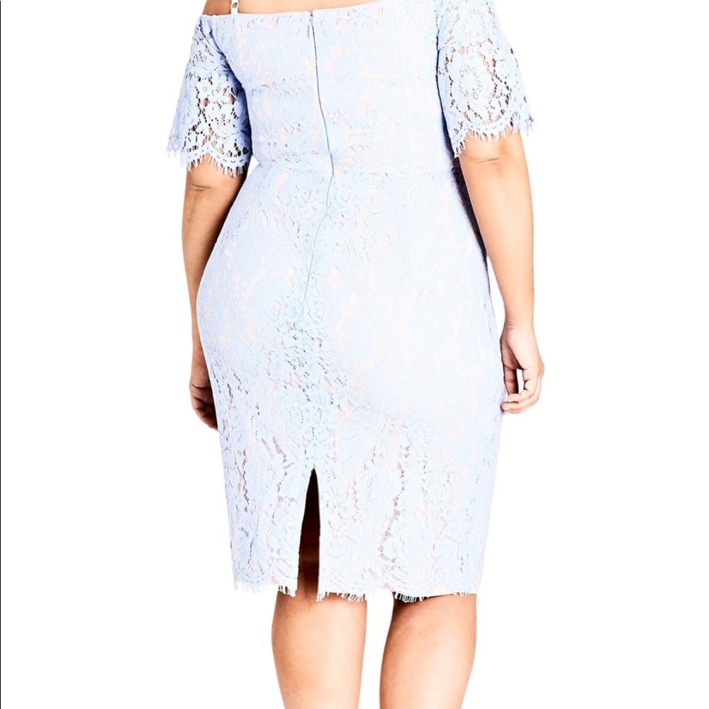 Light blue dress
